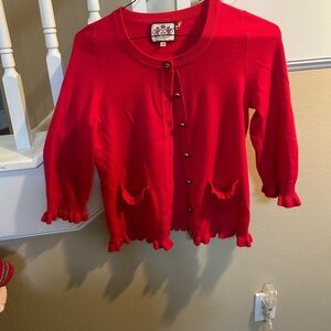 Really cute juicy couture red sweater
